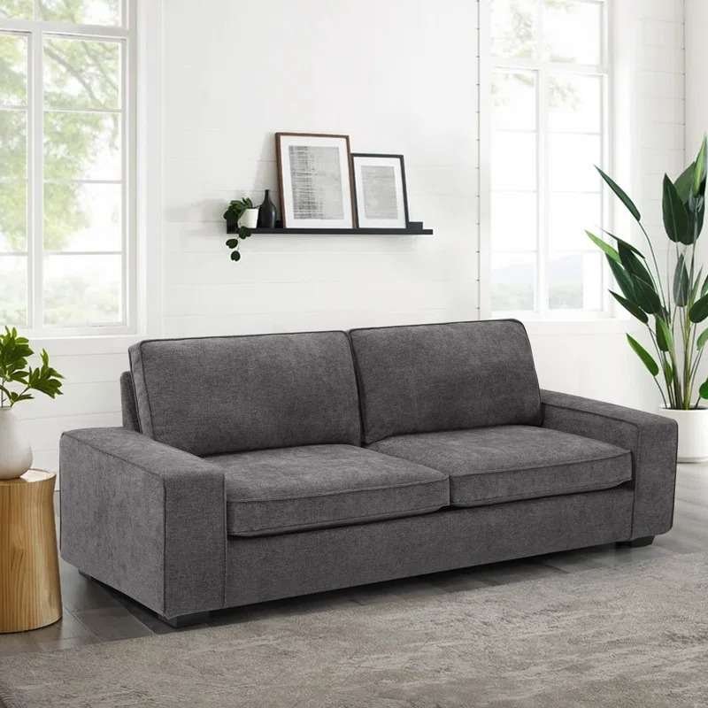 Azure Allure Fabric Sofa