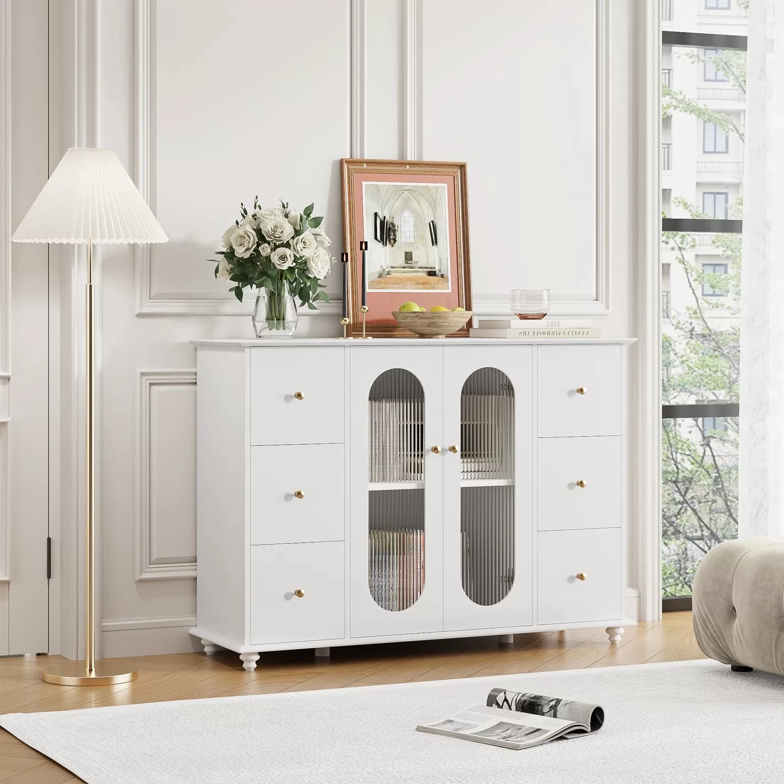 1615a27a-fb86-471f-9e9a-5ac6c78a18fb TranquilTryst Luxe Entryway Console