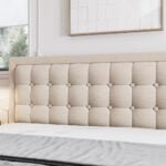 simple bed with headbord