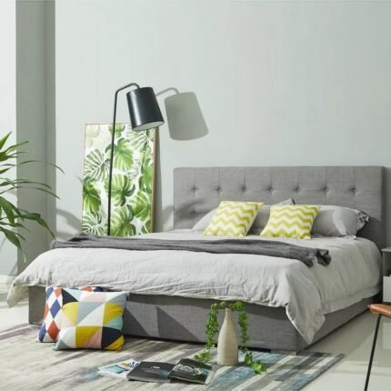 Tufted Simple Bed