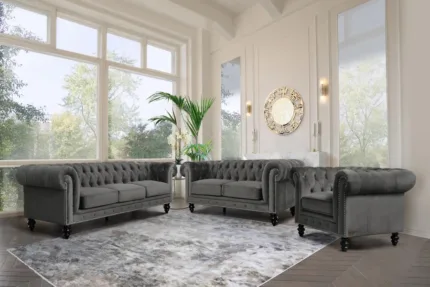 Modular Tufted Sectional Sofa