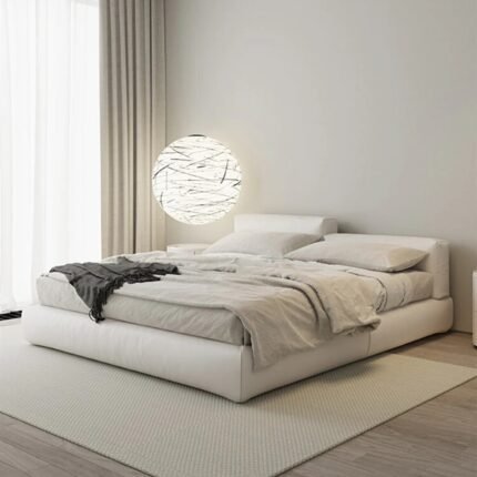 The Lowry Leather Bed