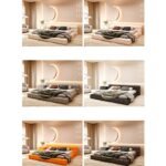 Luxury Upholstered Square Bed