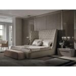 Romania Luxe Tufted Bed