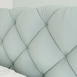 Tufted leather Modern Bed