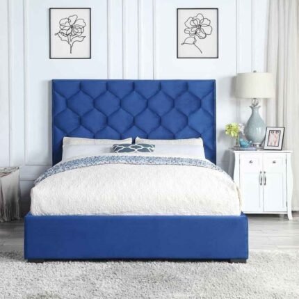 Tufted Angel Upholstered Bed