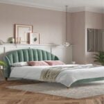 Round lines lux Bed