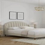 Round lines lux Bed
