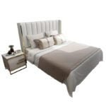 Modular Premium Bed With Golden Stripe