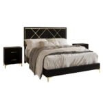 Modern Magic Golden Strip Bed