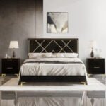 Modern Magic Golden Strip Bed