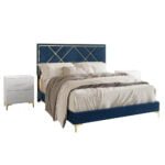 Modern Magic Golden Strip Bed