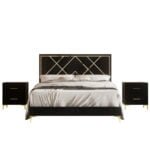 Modern Magic Golden Strip Bed
