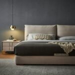 Stylish Homex Two Pillow Bed