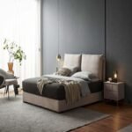 Stylish Homex Two Pillow Bed