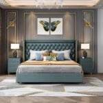 King Washington Leather Bed