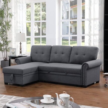 Avana Upholstered Pull Out Sofa Bed
