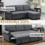 Avana Upholstered Pull Out Sofa Bed