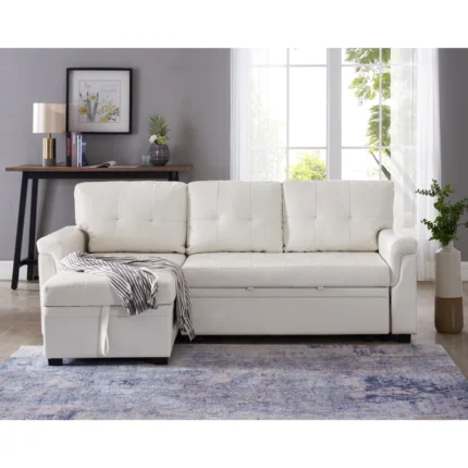 Greek Avano Leather Sofa Bed