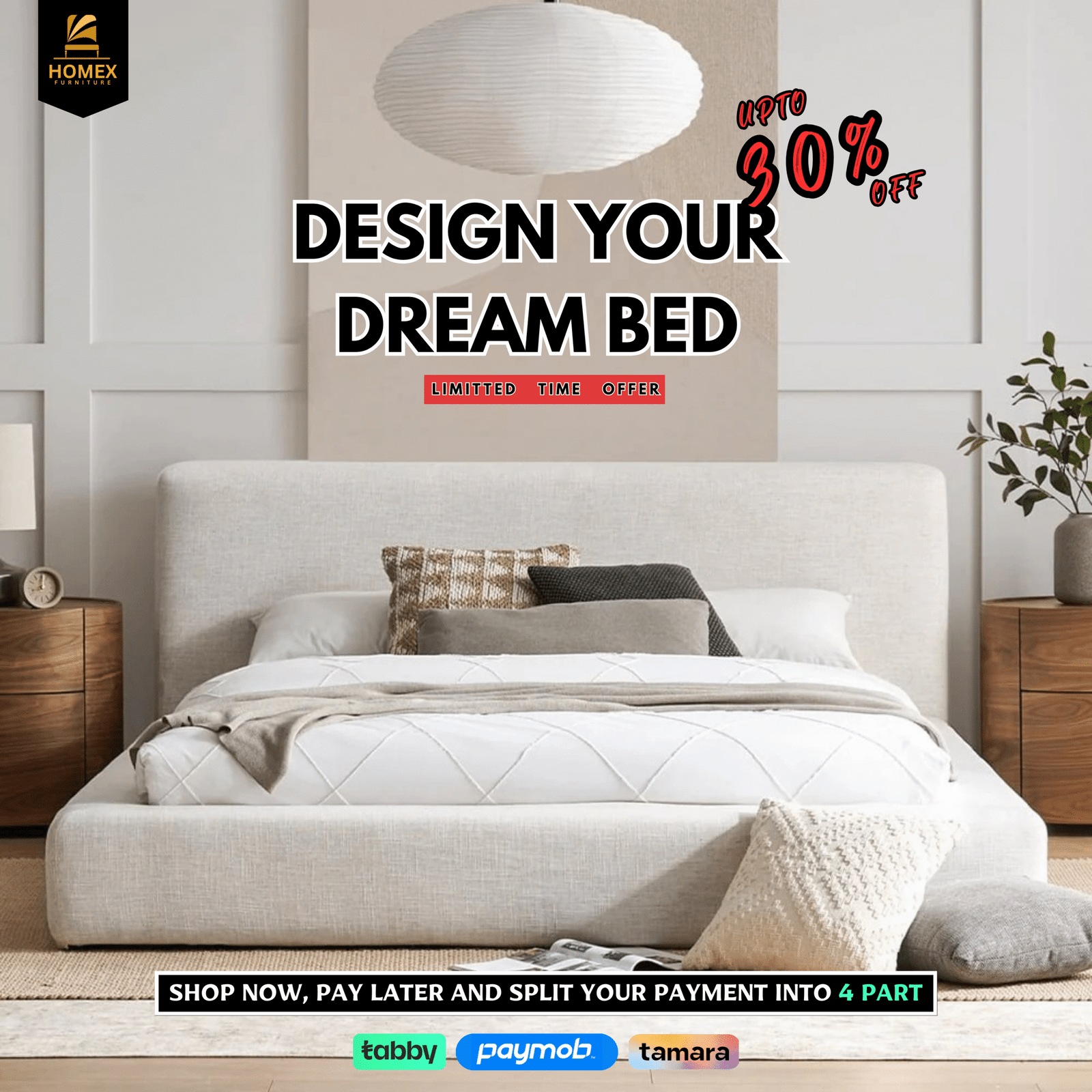 Act Fast! ✨???? our LIMITED TIME OFFER ????????, Extra saving Up To 30% ????, Don't miss out Create Your Dream Home with Style Now ????