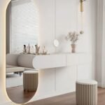 Lira Dresser with Oval Mirror - Image 2